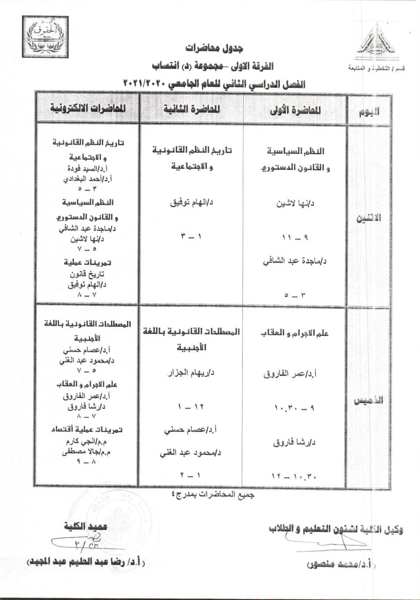 الفرقة 1 مجموعة د