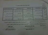 جدول امتحانات الدراسات العليا بعد تعديله